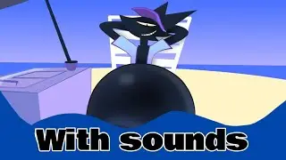 vore animation (Sounds version)| Marsh goes to the beach to get some ice cream