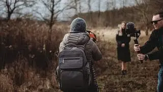We had 5 minutes to shoot the same model!