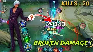 26 KILLS + 2 TRIPLE KILL !! UNSTOPABLE GUSION IMMORTAL BUILD | GUSION K' GAMEPLAY | MLBB