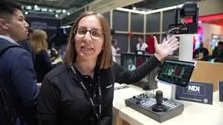 SONY Demo with NDI at ISE 2025