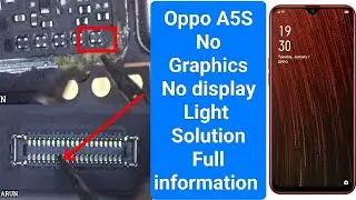 Oppo A5s Display Graphics Problem / Oppo A5s Display Light Solution