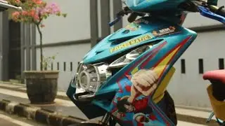 Modifikasi motor matic Mio soul