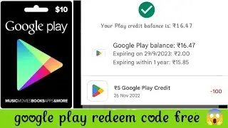 google play redeem code| redeem proof live#googlegiftcardappfree google play redeem code