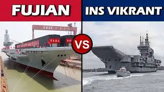 India vs China, Aircraft Carrier, INS Vikrant vs China's Fujian Comparison 2024 |