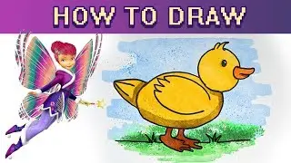 How to Draw a Duckling | Easy Drawings for Beginners
