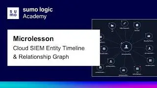 Micro Lesson: Cloud SIEM Entity Timeline & Relationship Graph