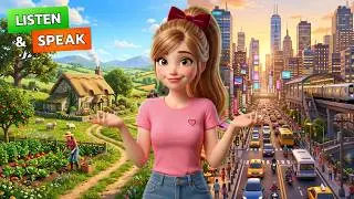 City Life vs Country Life | English Story | A2