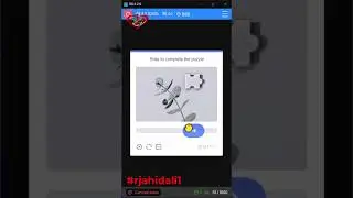 Slide to complete the puzzle #funcaptcha #shorts #viral #shortvideo #2captcha #rjahidali1