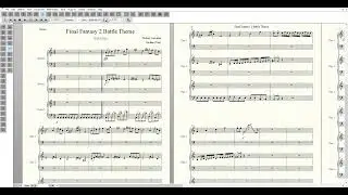 FF2 Battle Theme Transcription (Piano)