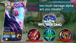 GLOBAL ALPHA UNLIMITED TRUE DAMAGE BUILD 2024!! 💀(must try)