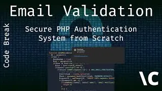 Email Address Validation in PHP - Secure PHP Authentication System from Scratch Ep. 3
