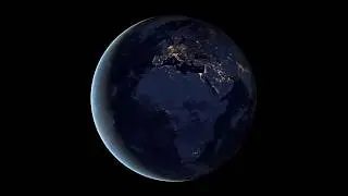 Planet Earth at Night Website Background Video Loop (HD)