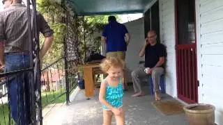 Robin and Emma getting a workout