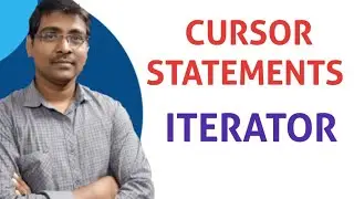 CURSOR STATEMENTS || ITERATOR INTERFACE || METHODS || EXAMPLES || JAVA