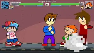 Mugen: FNF Boyfriend & Bluekid vs Pico & Zerty