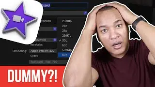 iMovie Resolution & Frame Rate - The Dummy Clip Hack