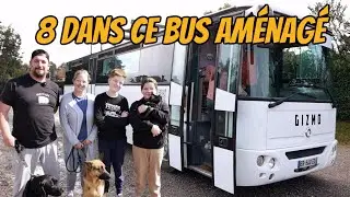 Vivre en bus aménagé !!! une revanche sur la vie !!!  présentation famille nomade