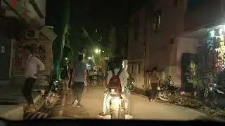 A slow drive through a Varanasi Street Assi ghat to Trama Center | Sandeep Dan