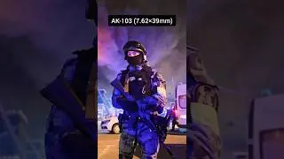 Russian Forces outside Moscow Crocus City Hall looking for Ultras