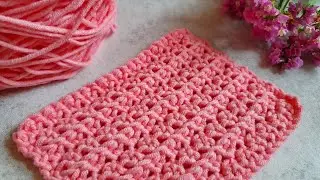 НОВЫЙ способ вязания и новый УЗОР КРЮЧКОМ. Вязание крючком для начинающих.