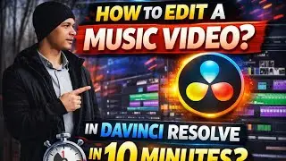 How To Edit A Music Video From Start To Finish In Davinci Resolve In 10 Minutes!