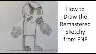 How to Draw Remastered Sketchy from FNF I Sketchy I Friday night funkin