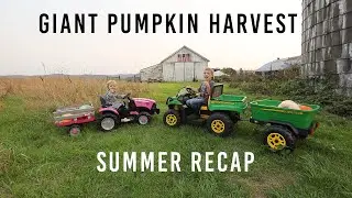 Gaint Pumpkin Harvest + A Summer Recap on The Farm
