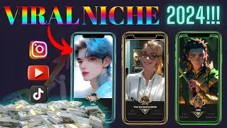 I Found a NEW NICHE for YouTube Automation🚀| Make Money💵Online in 2024 while flirting with AI💖|