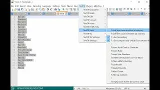 How to remove duplicate lines and sort text in Notepad++
