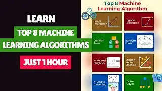 Complete 8 Machine Learning Algorithms 2024 😃😃🔥|| #FREETECH #machinelearning