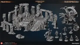 3dartdigital Patreon - Corrupted Wood - March Release (STL's for - RPG, Board & Tabletop Games)