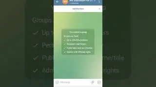 How To Create New Telegram Group | Telegram | Shorts