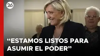 ELECCIONES EUROPEAS 2024 | Marine Le Pen: “Estamos listos para asumir el poder”