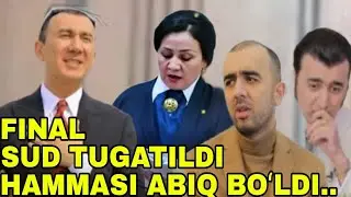 TEZKOR XABAR. Sud tugatildi. HAMMASI ANIQ BOʻLDI. BOTIR QODIROV SUDI. Shoxjahon Joʻrayev Sherali