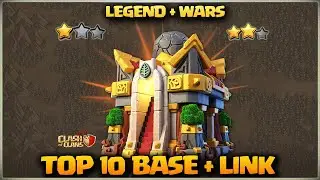 AFTER UPDATE🔥TOP 10 New TH16 Base + Link 2025🔥BEST TH16 WAR✨Th16 LEGEND BASE LINK Clash of clans coc