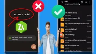 Ограничение доступа к папке Obb/data - эта папка имеет ограничение доступа Android Zarchiver (2024)