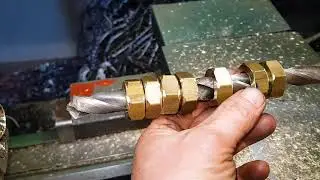 Как быстро нарезать резьбу в гайках
