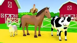 Nome e sons de animais - Animais selvagens e animais de fazenda