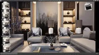 DXR raytracing Changing furniture realtime in 6 choices Use Unreal engine 4