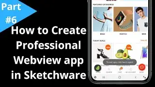 Professional Android App in Sketchware||How to Create Professional Webview app in Sketchware||Part 6