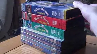 My Wallace and Gromit VHS and DVD Collection