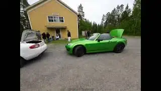 Cruising to Fyren Bjuröklubb with club Miata