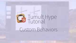Tumult Hype Tutorial: Custom Behaviors