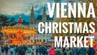 Vienna Christmas Market 2025 – Full Walking Tour in 4K | Christmas in Vienna