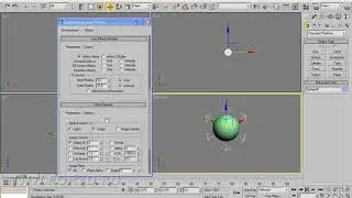 3dsmax.  Урок 402. Настройка параметров группы LENS EFFECTS