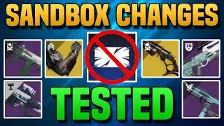 All Season 19 Sandbox Changes TESTED (Nerfs & Buffs) 【 Destiny 2 】