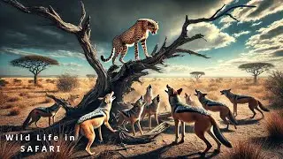 Wild CHEETAH Fights Off Sneaky Jackals in Epic Battle!