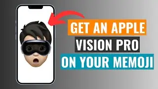 How To Get An Apple Vision Pro On Your Memoji | #MemojiCustomization #AppleVisionPro #MemojiUpgrade