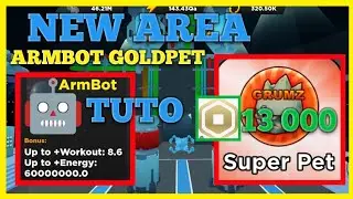 🏆TOP 1 🏆 PLAYER TRY NEW ROBOT MINE/TUTO MACRO TO GET GOLD PET IN STRONGMAN SIMULATOR
