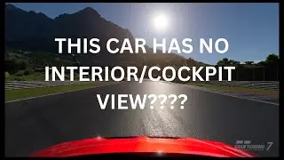 THIS CAR HAS NO INTERIOR / COCKPIT ????